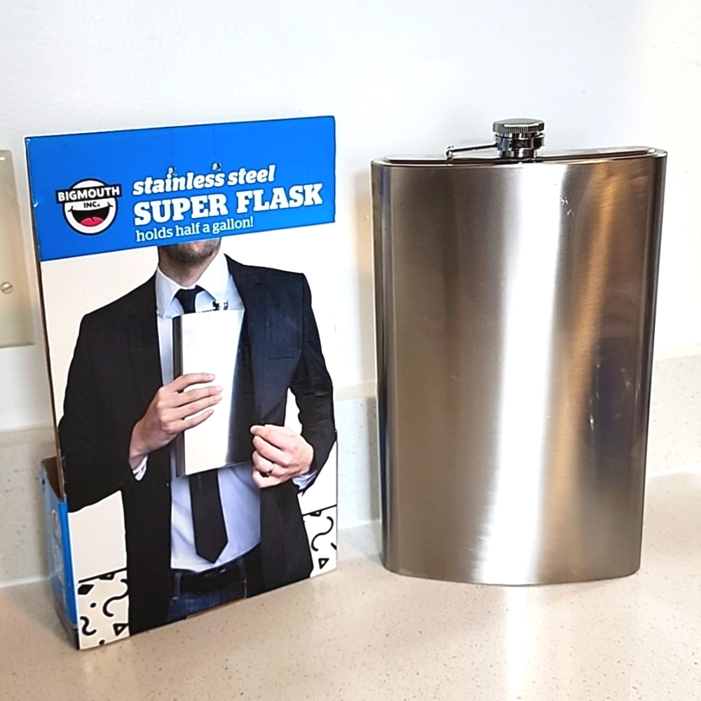 Super Flask 64 oz.New  Stainless Steel